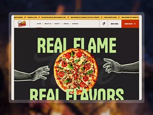 Pizza Restaurant Website Design