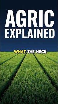 AGRIC EXPLAINED 🌿 What Is Definition of An Agricultural Science Professional? Career Options Guide!