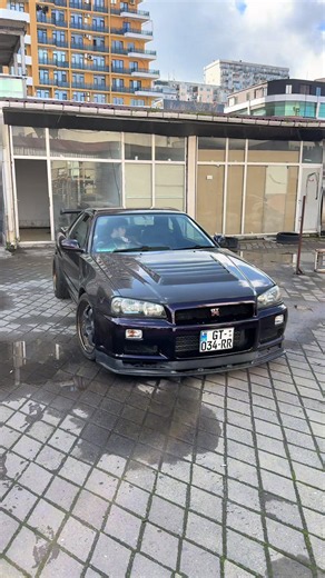 You don't need much to be happy. Just need to have a Nissan Skyline R34🖤🖤 #nissan #nissangtr #nissanskyline #skyline #skyliner34