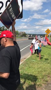 We rally peacefully. We are not like the left who use whistles , scream, insight, violence, burn cities down, prevent ICE from doing their job, this is how it should be done, #maga , @donaldtrump.hq , #ice , @teamtrump 🇺🇸❤️👏👏🏽.. | Michael Shapiro