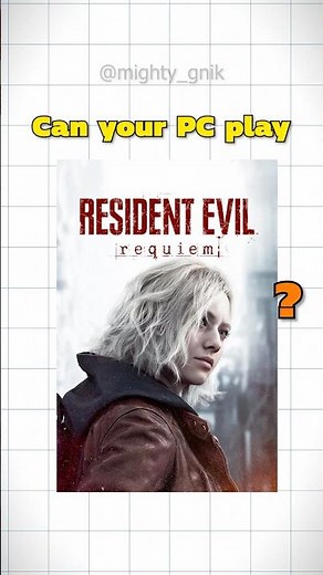 Is your PC chad enough for RE9? #gaming #residentevilrequiem #budgetgaming #capcom #pc