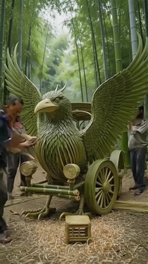 Make Bamboo 🎍 Crow Car By Creative Thinking