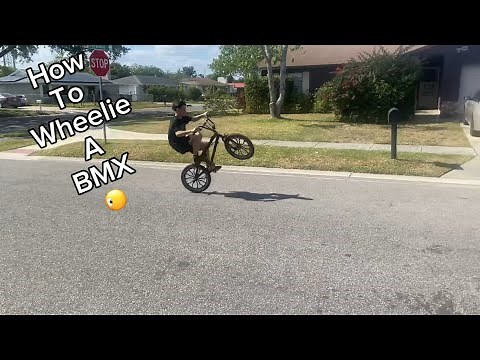 How to wheelie a BMX bike tutorial