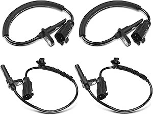 A-Premium Front & Rear ABS Wheel Speed Sensor Compatible with Ford Models- Transit-150, Transit-250, Transit-350, Transit-350 HD, 2015-2019 - 4-PC Set, Replace# BK3Z2C204C