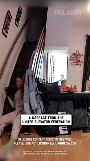 "Can you REALLY trust stairs?" 😩 🤣 #cctv #slipandfall #fail | FailArmy