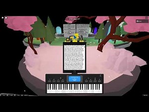 Roblox Virtual Piano: Mili - Camellia (Easy) (Transposed)