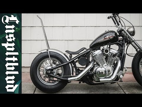 New Sissy Bar and Fender for Honda Shadow Bobber