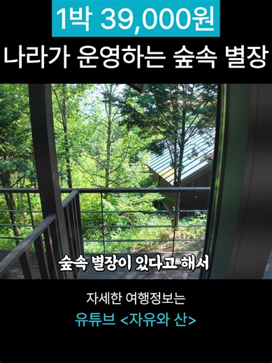 1박 39,000원 숲속 별장 여행 – 삼시세끼 포함 트레킹 팁