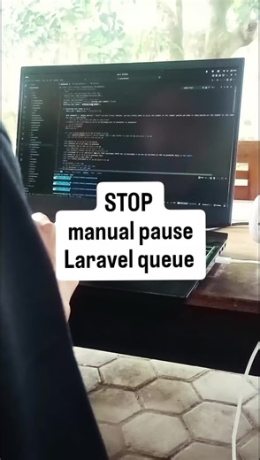 Sering harus pause queue Laravel buat maintenance bentar? Ribet kalo harus jalanin command `pause` terus inget-inget buat `continue` lagi secara manual. Tenang, di Laravel 12.4 ke atas, sekarang ada method `Queue::pauseFor()`. Lo bisa pause queue secara programmatic untuk durasi tertentu. Misal 30 detik, 1 menit, bebas. Gak perlu lagi takut lupa resume manual. Mantep! Udah update Laravel lo belom? #laravel #laraveldeveloper #php #devops #webdevelopment