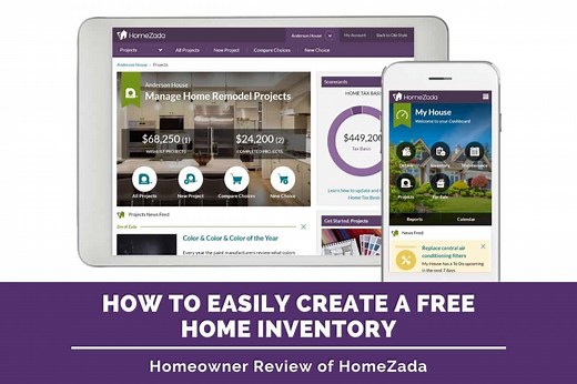 How to Easily Create a Free Home Inventory [HomeZada Review] - Everyday Old House