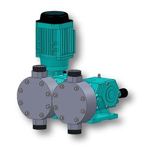 [Hot Item] Dosence 2 Pump Heads PVC PVDF Mechanical Diaphragm Metering Pump Industrial Environmental Protection Water Treatment Dosing Reducing Agent Sulfite