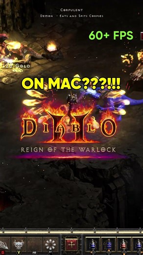 Finally You can play Warlock Reign: Diablo 2 Resurrected on Mac! #macgaming #gaming