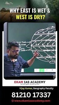 Why Eastern Margins Get Rain & Western Margins Become Deserts? | UPSC Geography