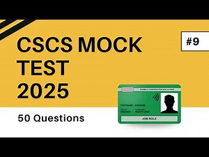 CSCS Mock Test 2025 | 50 Questions & Answers (Set 9)