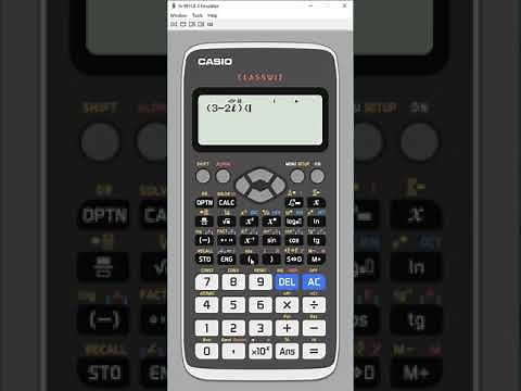 Complex Number Calculations FX991
