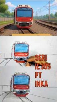 Tutorial menggambar kereta KRL seri iE 305 INKA