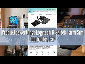 Produktbewertung: Logitech G Saitek Farm Sim Controller, Farming Simulator mit Steuerpult und Contro
