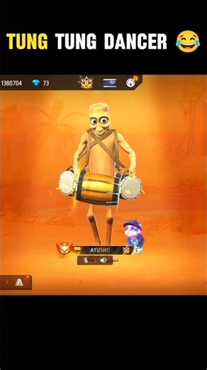 TUNG TUNG DANCER 🔥 Free Fire Viral Dance Emote 🤯 | TUNG TUNG BOOYAH 😈 Free Fire Funny Dance 👀