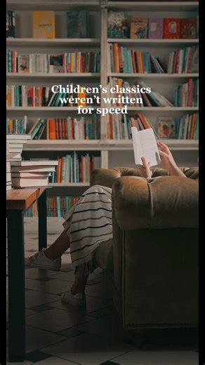 Slow stories make strong readers. #childrensbooks #classicbooks #bookish #readaloud #slowreading