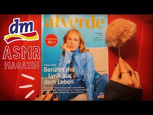 ASMR DEUTSCH: Ultimative Entspannung mit Paper Sounds & Crinkles | dm Magazin Blättern & Tracing