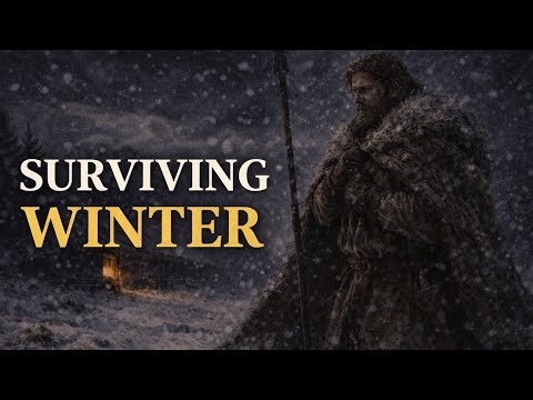 Life Inside a Viking Longhouse During a Harsh Winter | History for Sleep