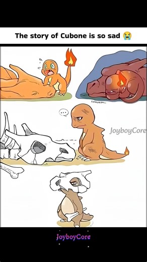 The story of Cubone is so sad 😭 #pokemon #anime #memes
