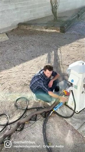 When he does the dirty work and you cheer him on!... #Shorts #roamwithbus