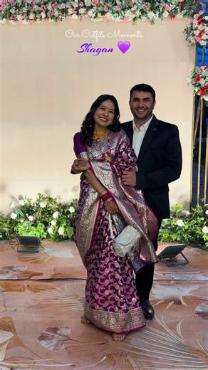 Rajat Arora on Instagram: "Our Outfits Moments 💜 #WeddingOutfits #WeddingSeason #IndianWedding #ShaadiVibes #WeddingFunctions"