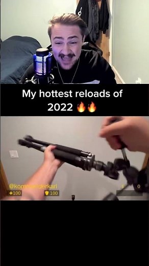 TACTICAL RELOADING RANDOM HOUSEHOLD ITEMS LIKE WARZONE GUNS! #shorts #warzone