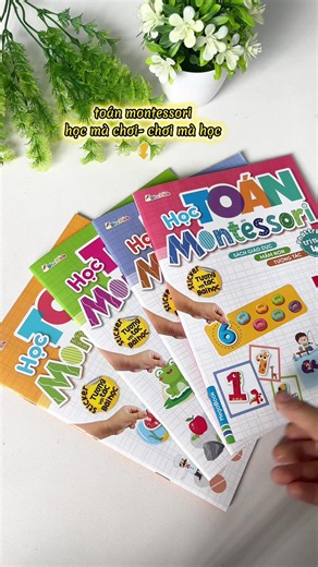 Toán Montessori cho bé 3-6 tuổi — Học mà chơi, chơi mà học