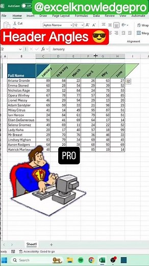 Create Header Angles in Seconds ⚡ | Excel Trick You Must Know 🤯 | Save Hours of Work!