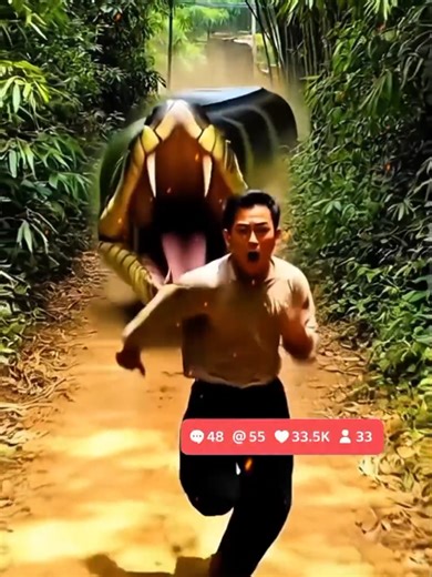 Anaconda Attacks a Man: A Close Encounter