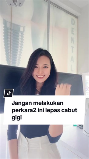 🦷🩸💉 #cabutgigi #dentist #doktergigi #tips