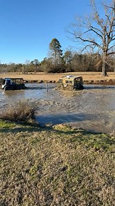Having some fun in the pond with the Fat Truck and SHERP! #fattruck #sherp #offroad #amphibiousvehicle | Ricky & The Boss