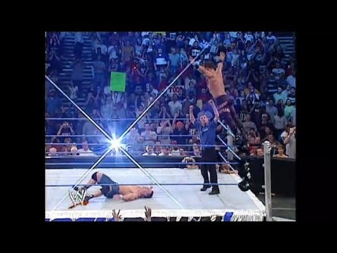 Chris Benoit vs. John Cena - WWE Championship #1 Contendership Match [SmackDown, April 17, 2003]