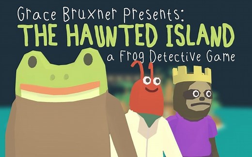 扮演青蛙侦探，解开闹鬼海岛的谜团，可爱短篇冒险游戏：《The Haunted Island, a Frog Detective Game》