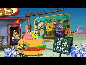 The SpongeBob SquarePants Movie 2005 DVD Menu Walkthrough