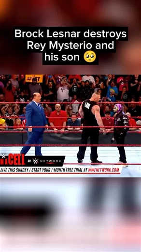 Brock Lesnar vs Rey Mysterio: WWE Highlights