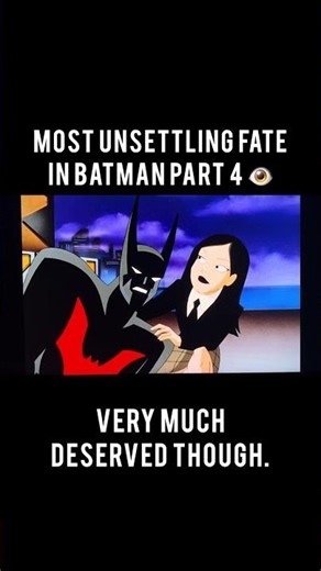 Most unsettling Batman fate part 4—She used her mind to make him go Blind🤯
