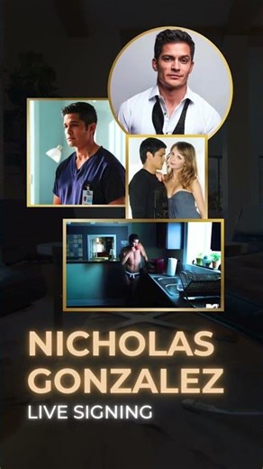 NICHOLAS GONZALEZ - LIVE SIGNING!!!