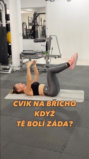 CVIK NA BŘICHO PRO BOLAVÁ ZÁDA