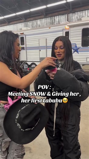 A core LA-Memory unlocked 😭🖤 #snowthaproduct #labubu #parati #dontfallinlove #fy