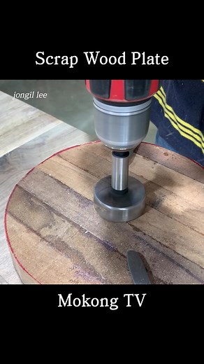 Walnut Scrap Wood Plate Turning _ full version #woodworking #woodturning #diy