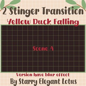 Kawaii Yellow Duck Falling Twitch Animated Stinger Transition, Rubber Duck Stream Overlay, Cozy Ducky Screen Asset OBS Streamlabs Vtuber... - Etsy