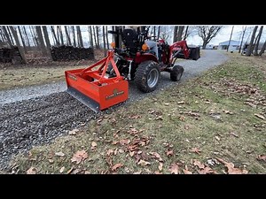 Using Box Blade on Gravel Driveway with RK24 Tractor