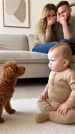 Cutest Baby–Dog Talk Ever 💕 # | Babystoy Poole