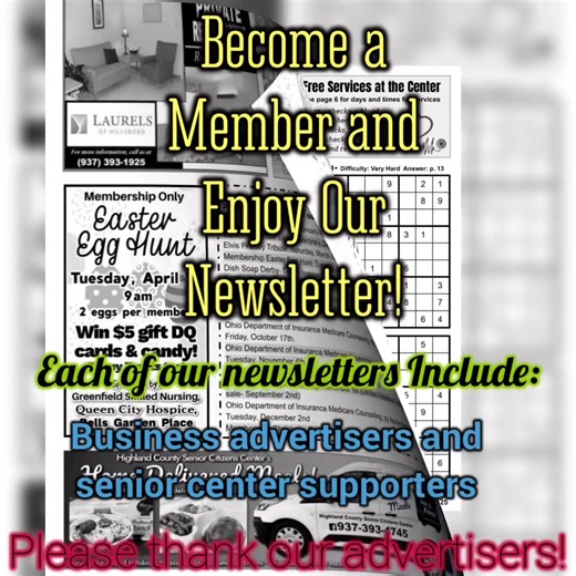 It’s a fun place to be! | Highland County Senior Citizens Center