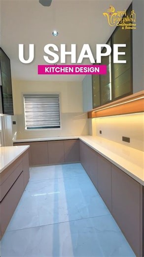 U Shape Modular Kitchen ✨ #3bhk #interiordesign #ongole #kitchen #kitchendesign #interiormaster