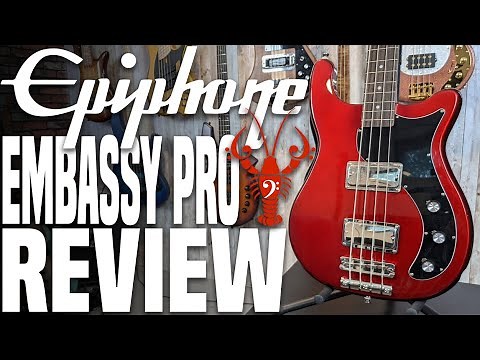 Epiphone Embassy Pro - A Budget Gibson Thunderbird By Any Other Name - LowEndLobster Review