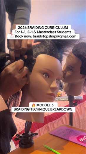 YOU’LL MASTER: Professional braiding patterns Feed-in technique to create sleek, seamless braids Reducing frizz, bumps & twist-outs Speed-building drills Email: braidstopshop@Gmail.com to enrol 📍Dublin, London, Paris #braidingmasterclass #braidingworkshops #braids #texturedhair